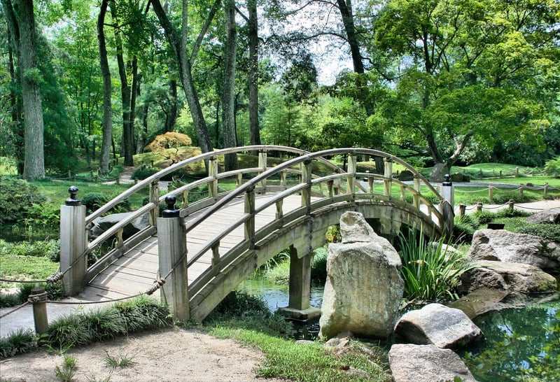 Curved Garden Path